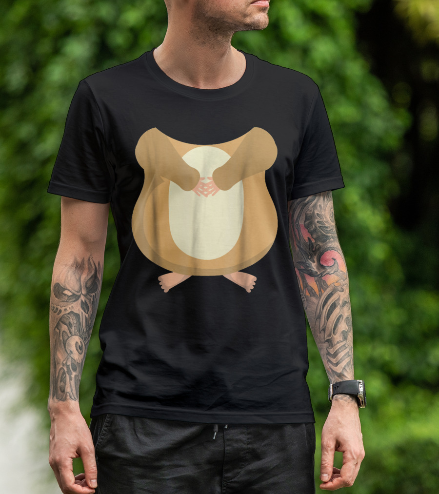 Hamster Body Halloween Cosplay Costume Animal T-Shirt