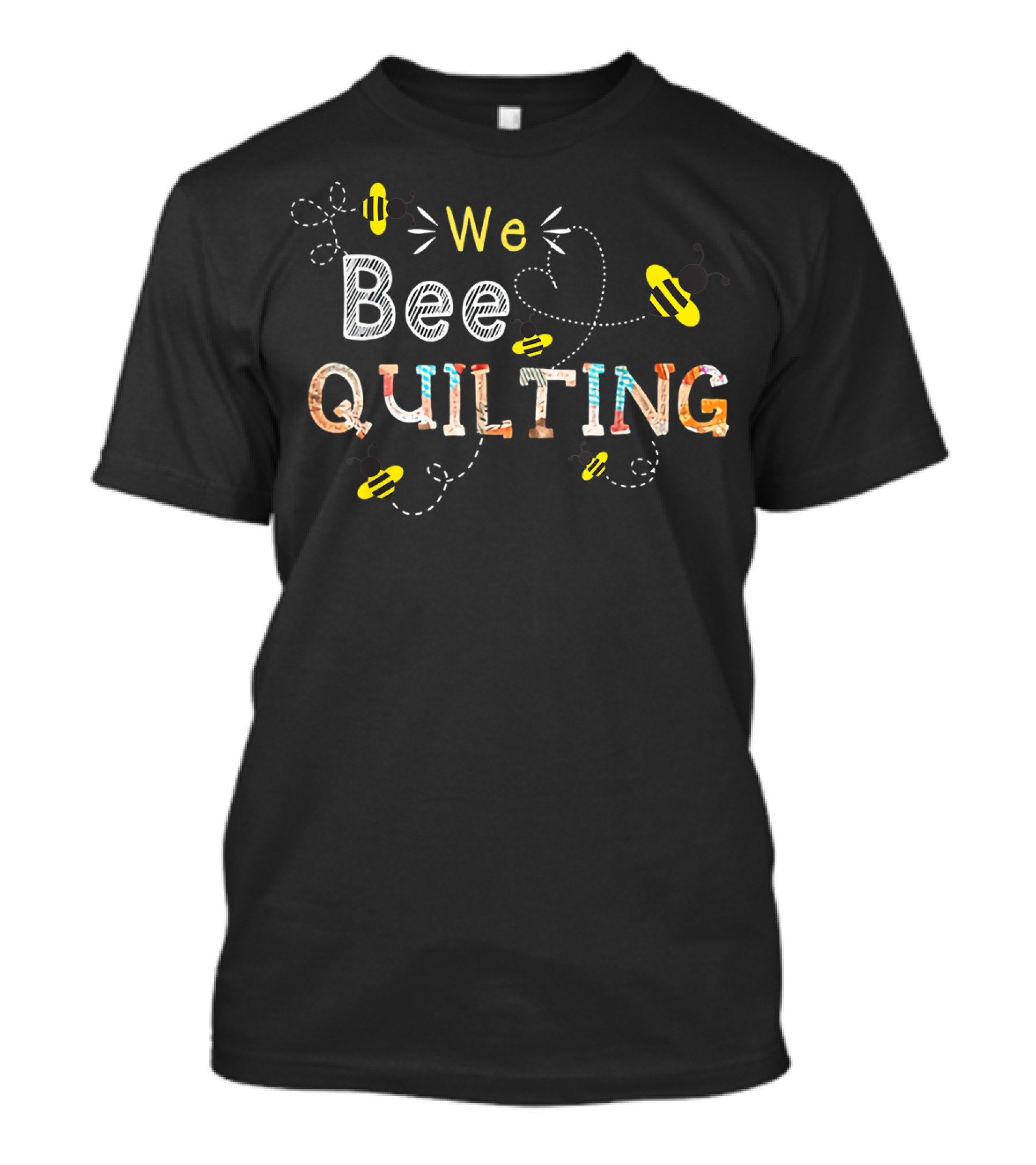 We Bee Quilting Bumble Bee Stitching Fun T-Shirt