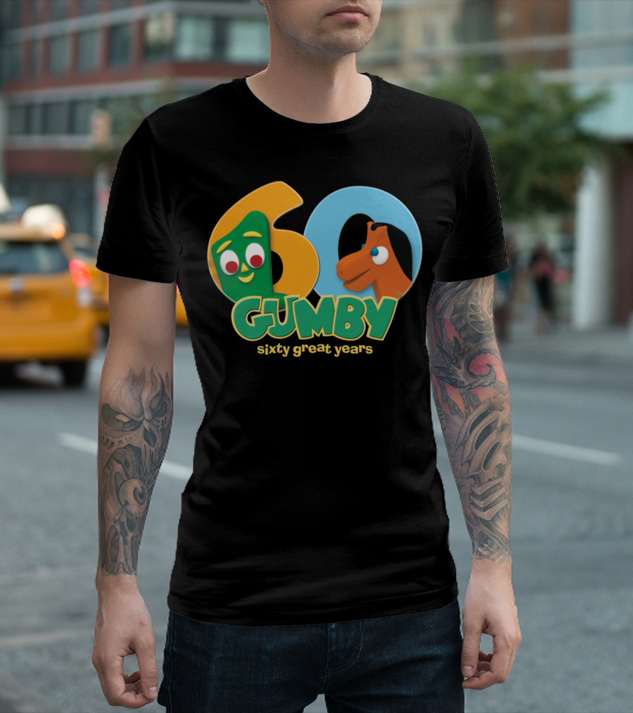 Gumby Sixty Great Years 60th Anniversary T-Shirt