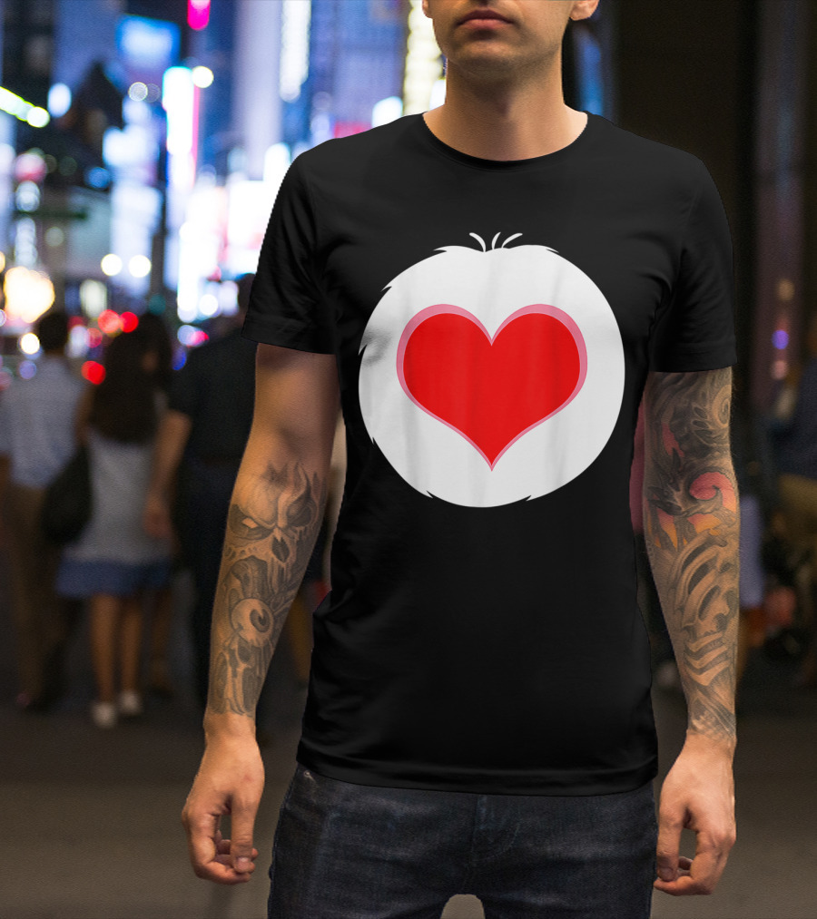 Halloween Bear Costume I Love To Care Heart T-Shirt