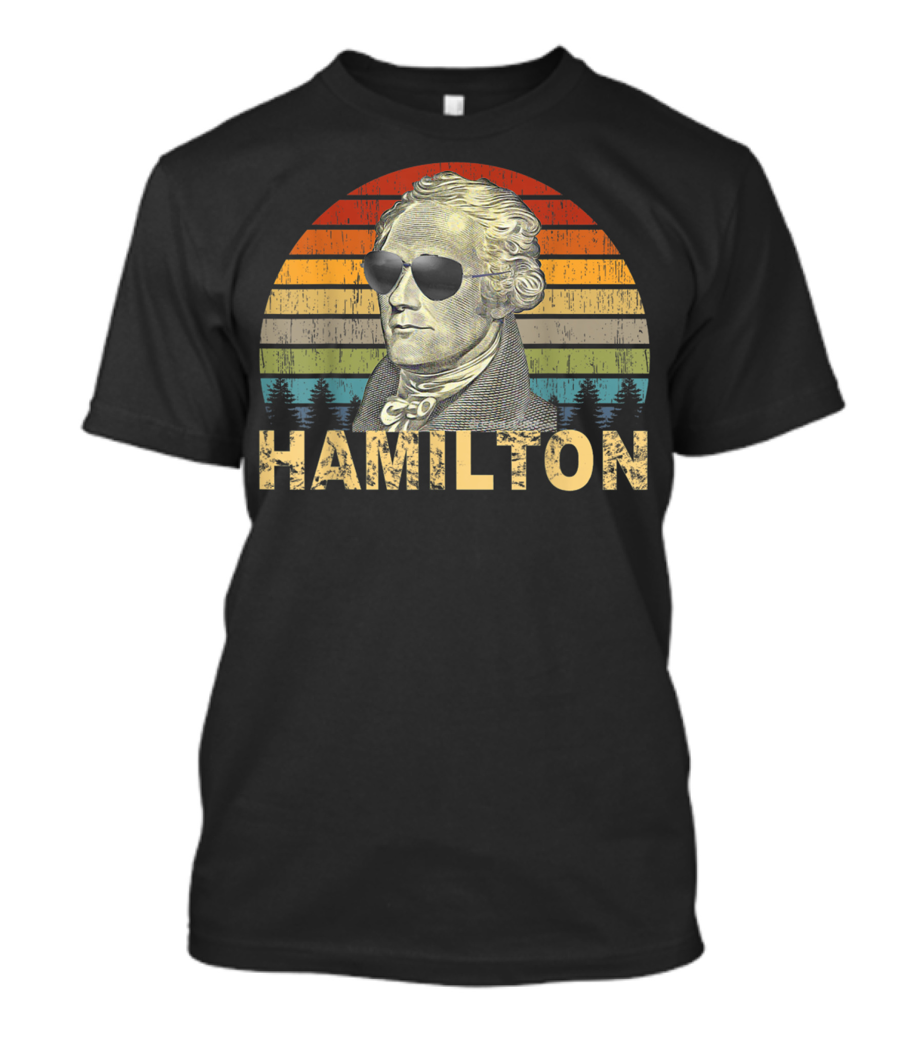 Hamilton Retro Sunglasses Vintage T-Shirt