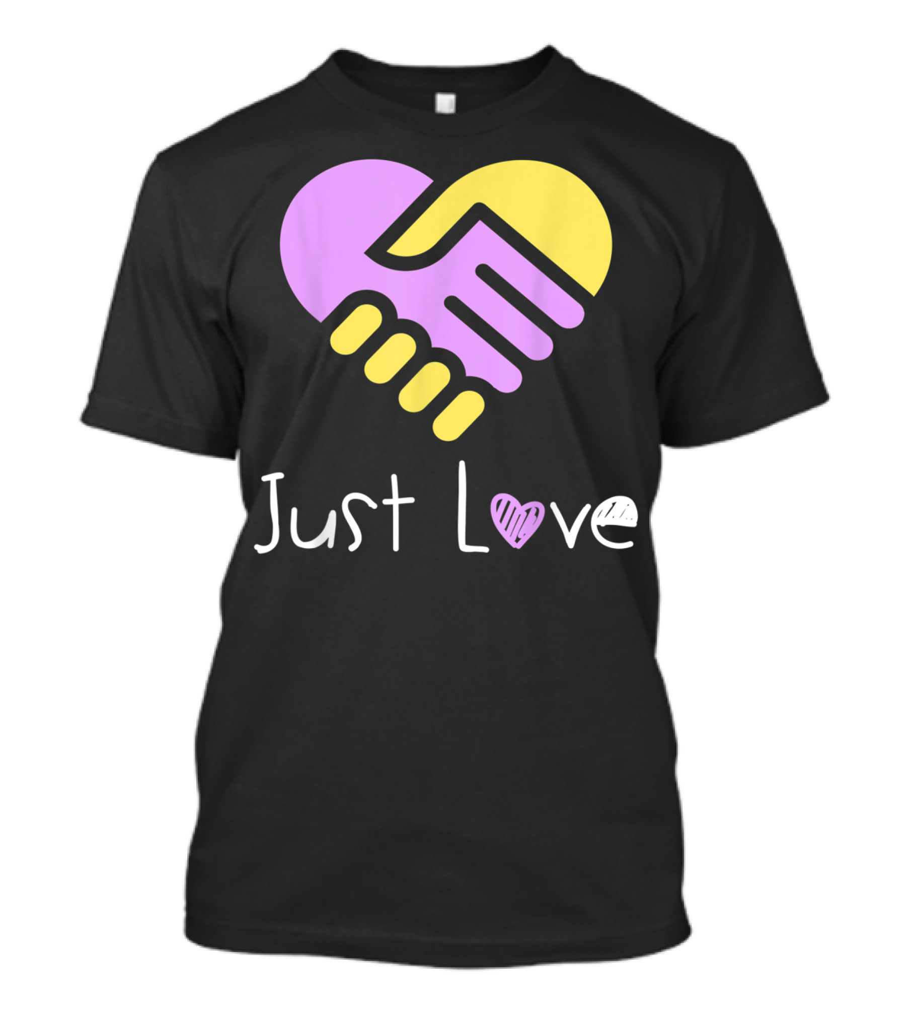 Just Love Heart Ribbon Alzheimer Disease Hope T-Shirt