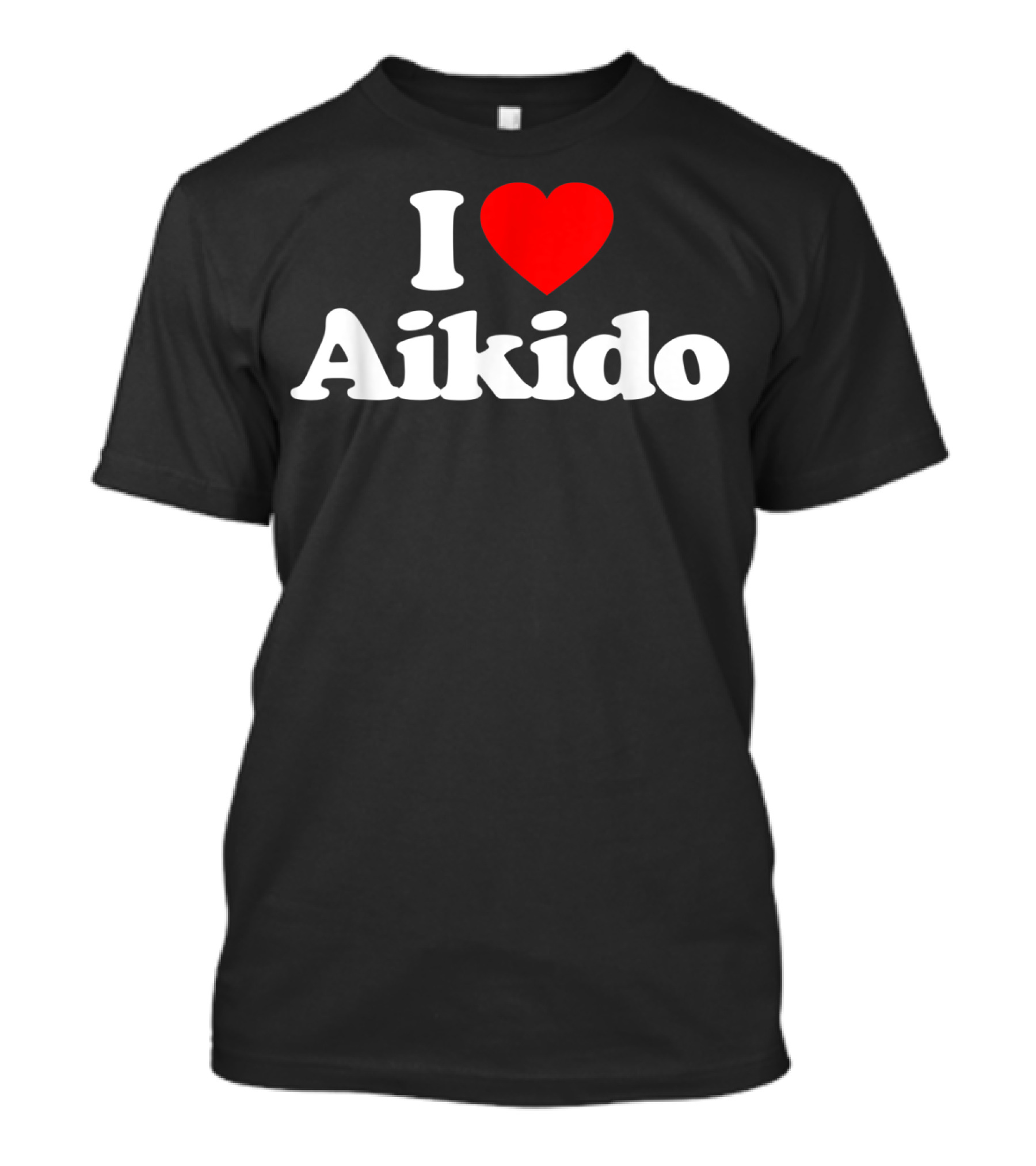 I Love Aikido Heart Souvenir T-Shirt