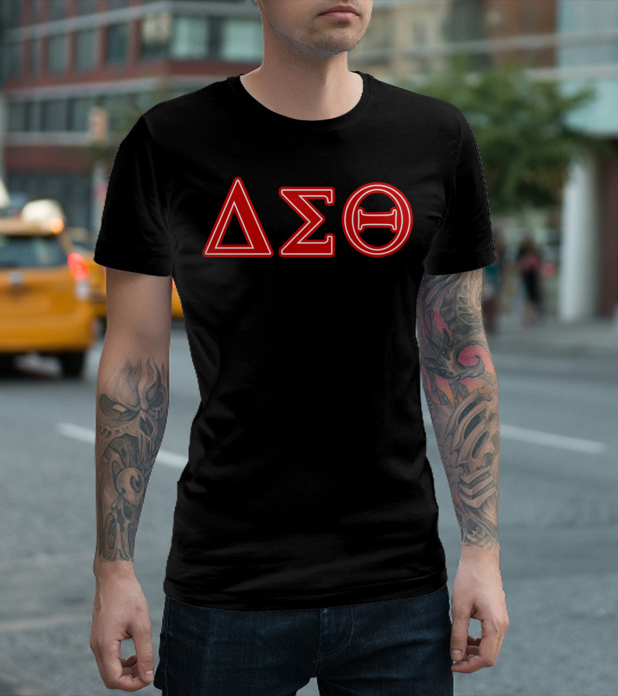 Delta Sigma Theta Sorority Sisterhood Greek Letters T-Shirt