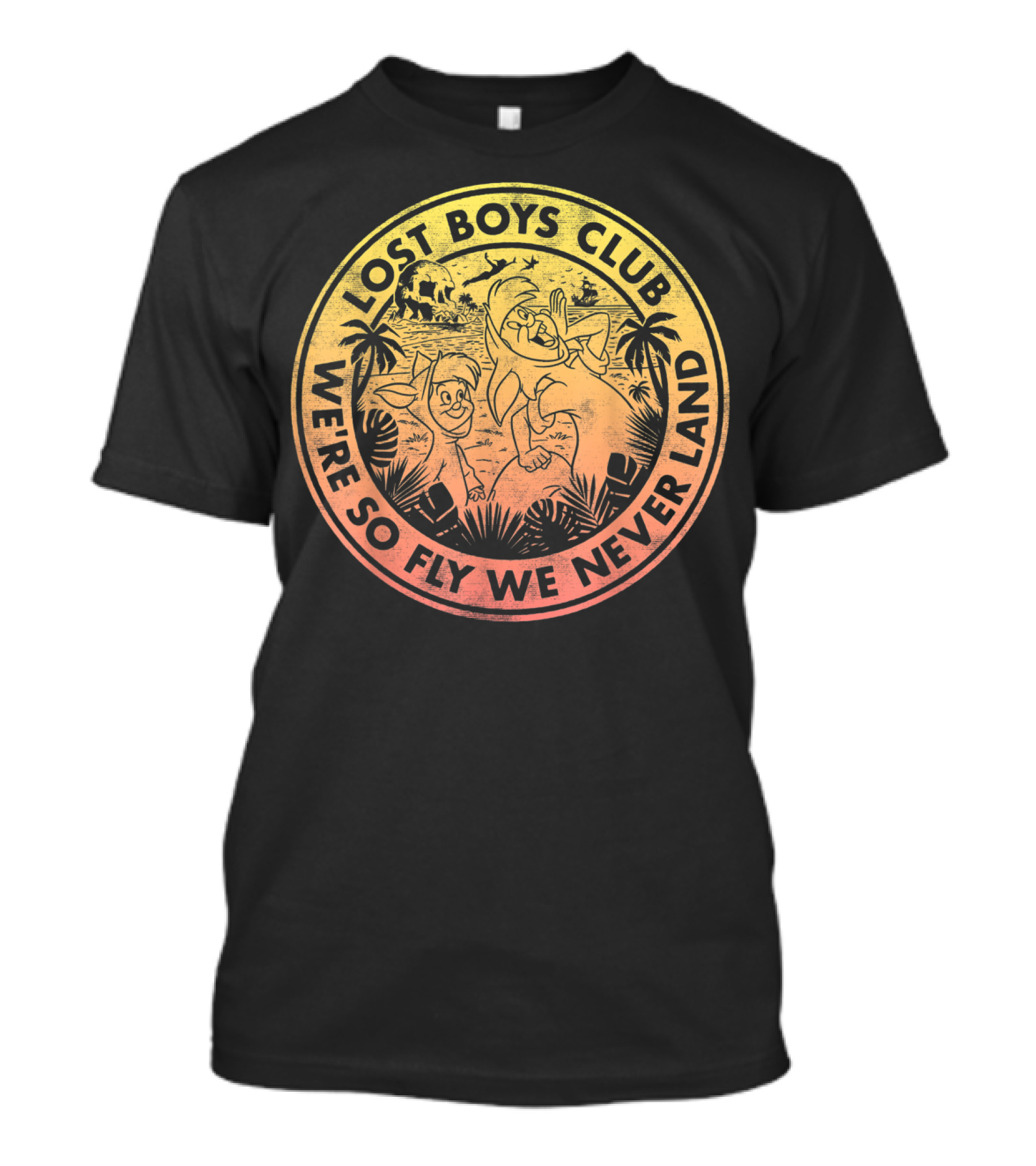 Disney Peter Pan Lost Boys Club We're So Fly We Never Land T-Shirt