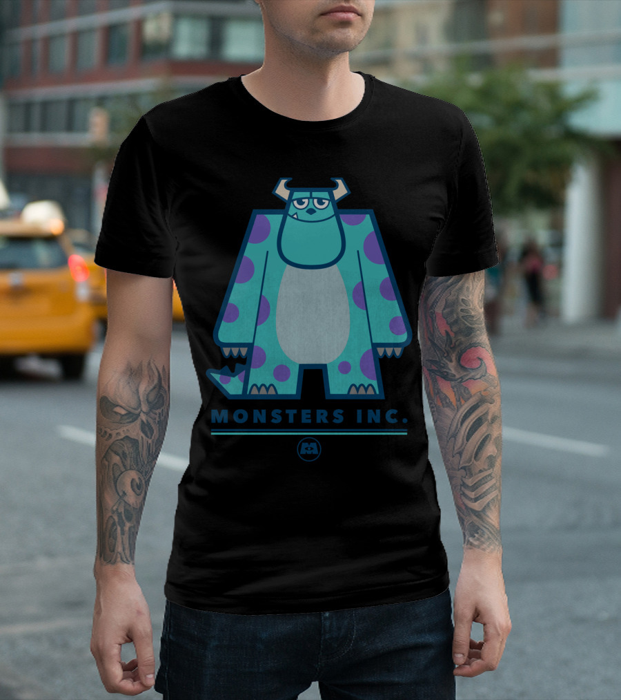 Disney Pixar Monsters Inc Sully Simple Cartoon Character T-Shirt