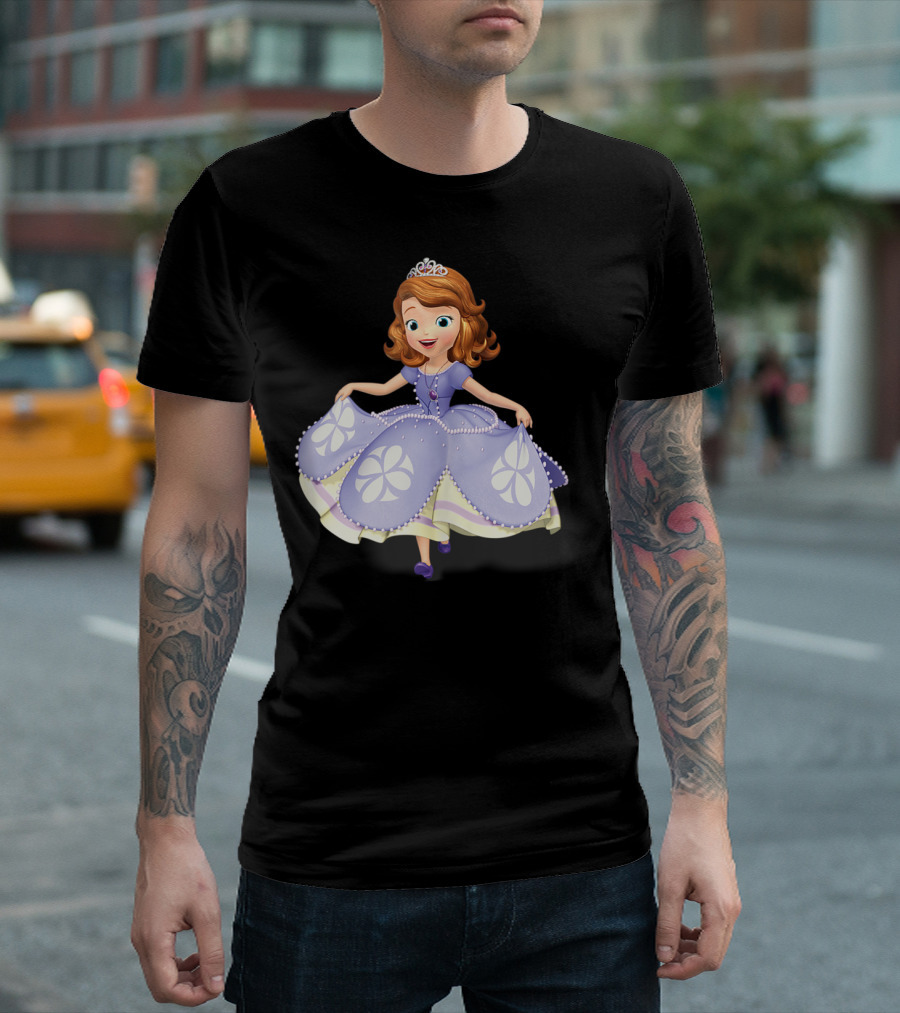 Disney Princess Sofia Enchanted Purple Gown Twirl T-Shirt
