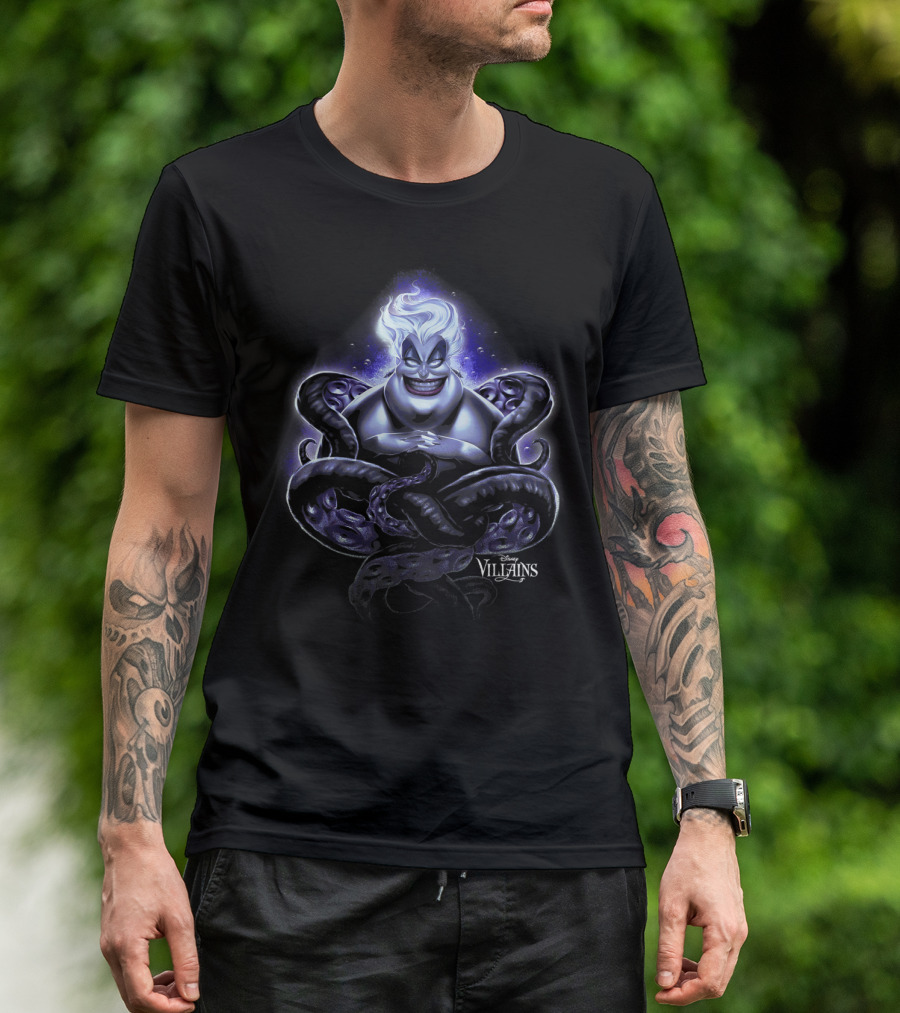 Disney Villains Dark Ursula Iconic Character T-Shirt