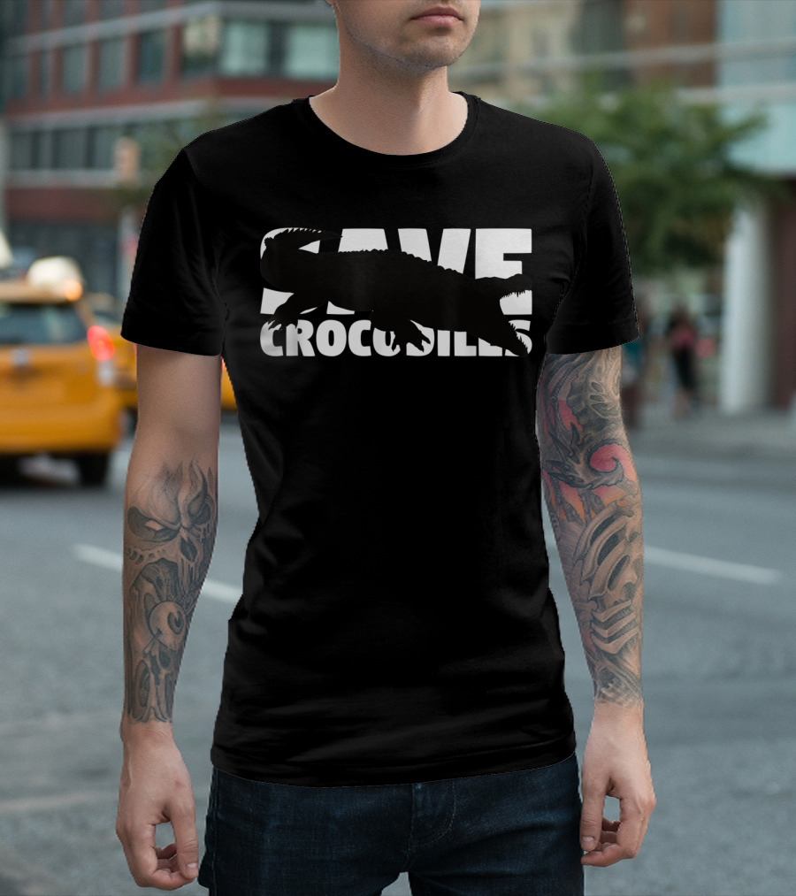 Save Crocodiles Extinction Endangered Animal Activist T-Shirt