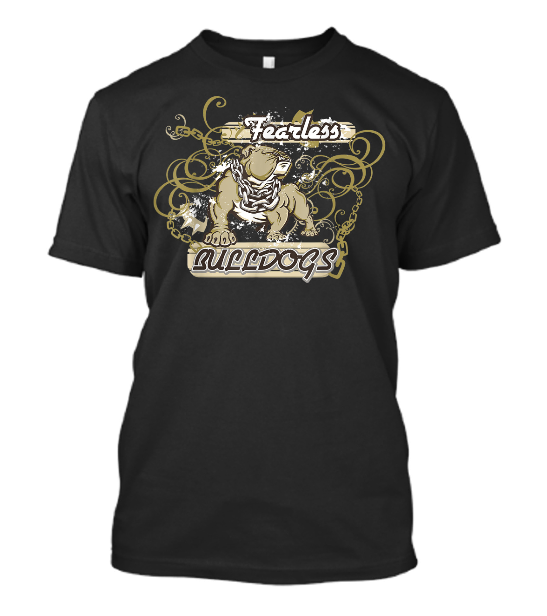 Fearless Bulldogs Team Spirit Chain T-Shirt