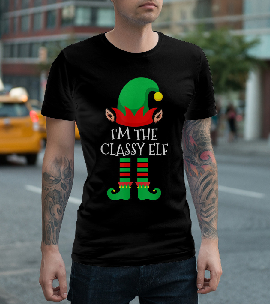 I'm the Classy Elf Christmas Humor T-Shirt
