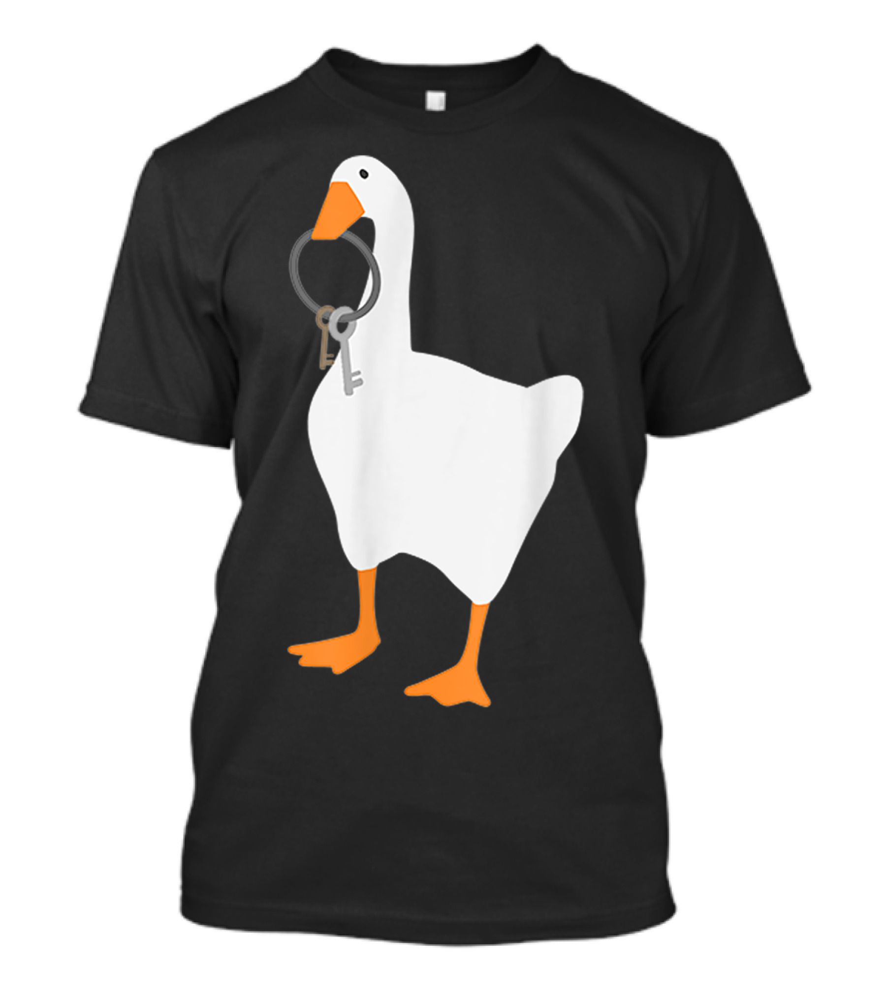 Goose With Keys Mouth Holding Keys Goose T-Shirt