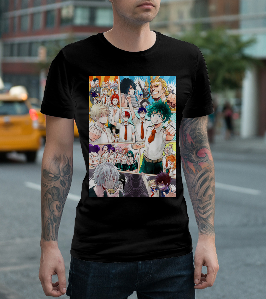 My Hero Academia All Stars Plus Ultra Team Classic T-Shirt