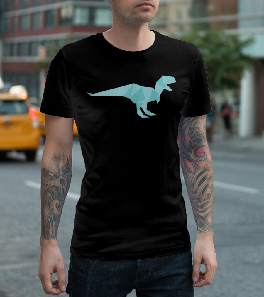Polygonal Tyrannosaurus Rex Fan Art Low Poly T-Shirt