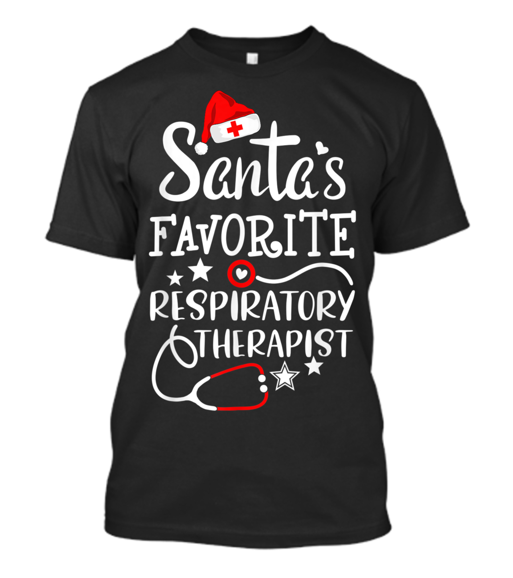 Santa's Favorite Respiratory Therapist T-Shirt