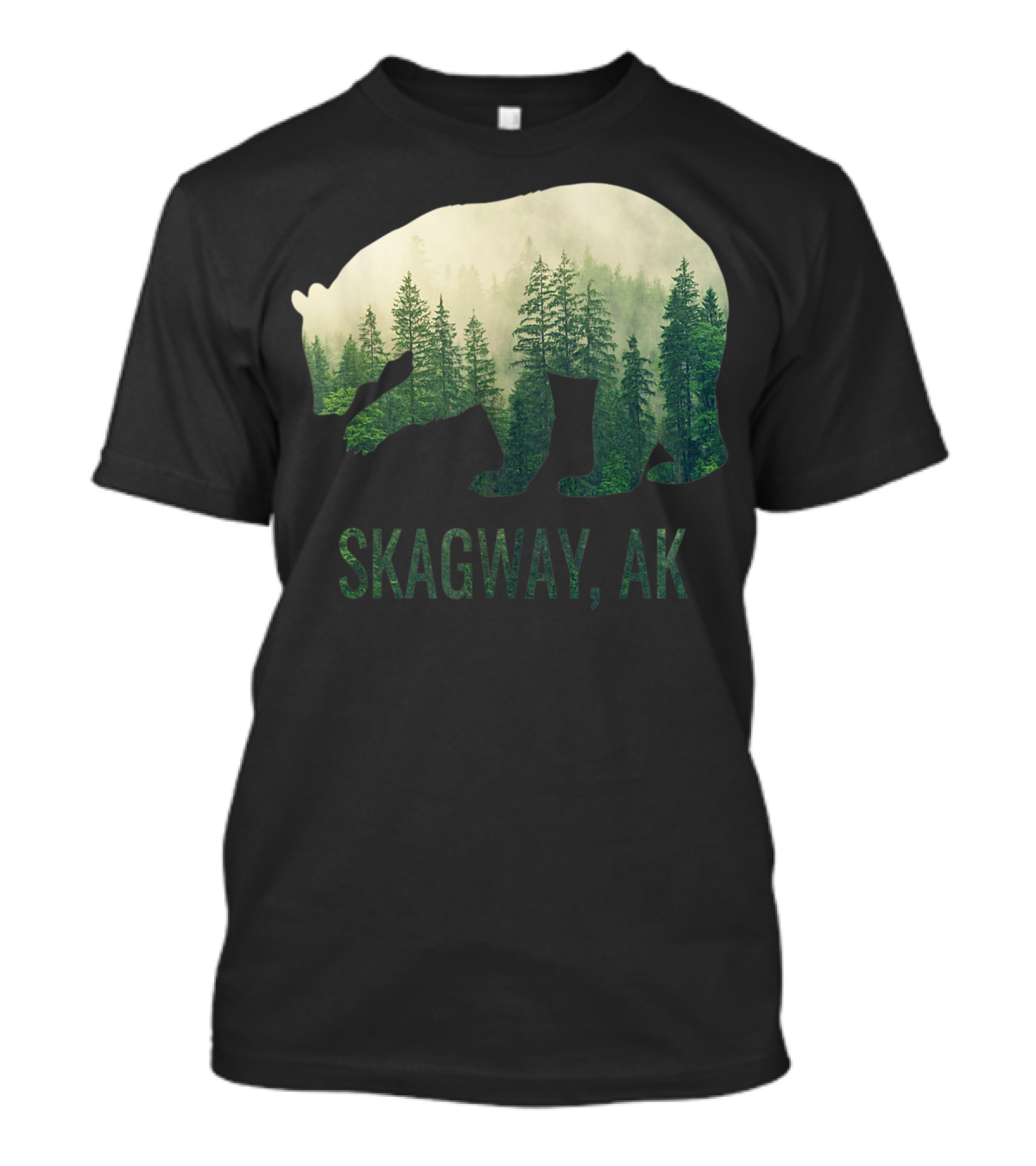 Skagway AK Bear Tongass Wildlife Southeast Alaska T-Shirt