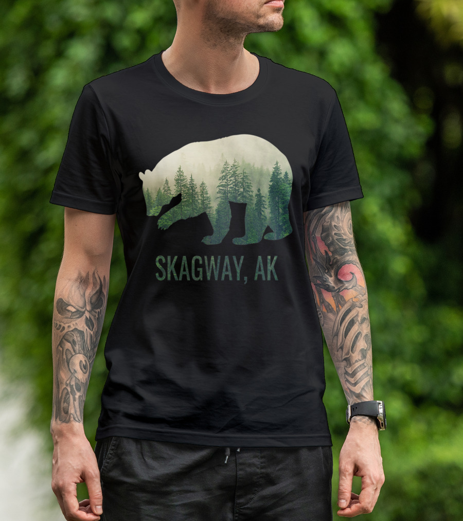 Skagway AK Bear Tongass Wildlife Southeast Alaska T-Shirt