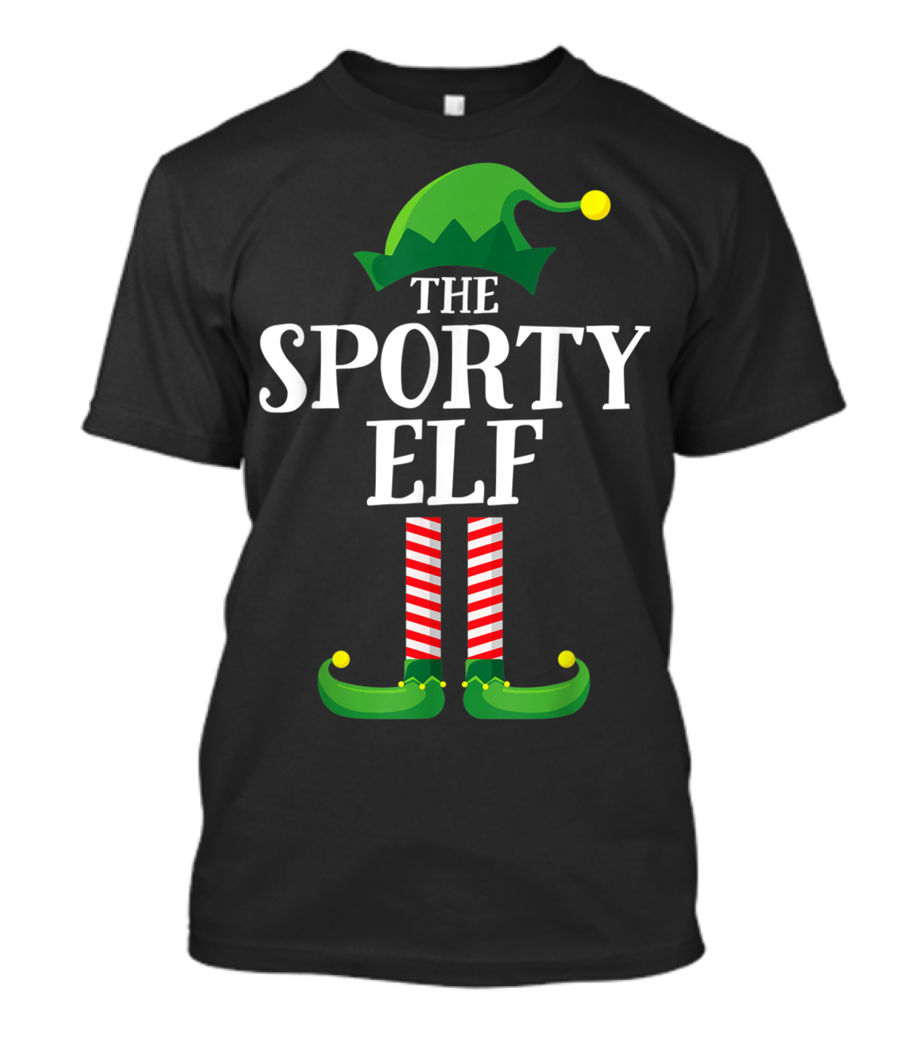 The Sporty Elf Christmas Family Matching T-Shirt