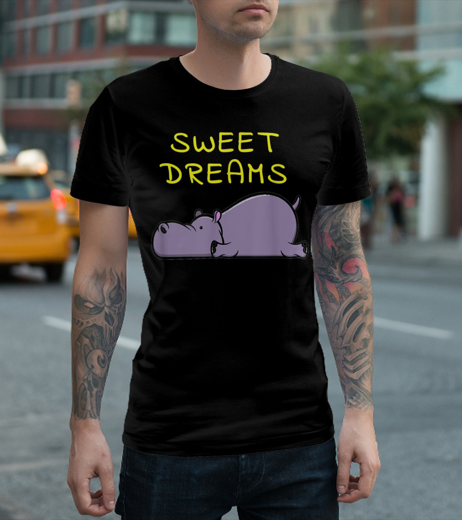 Sweet Dreams Purple Hippo T-Shirt