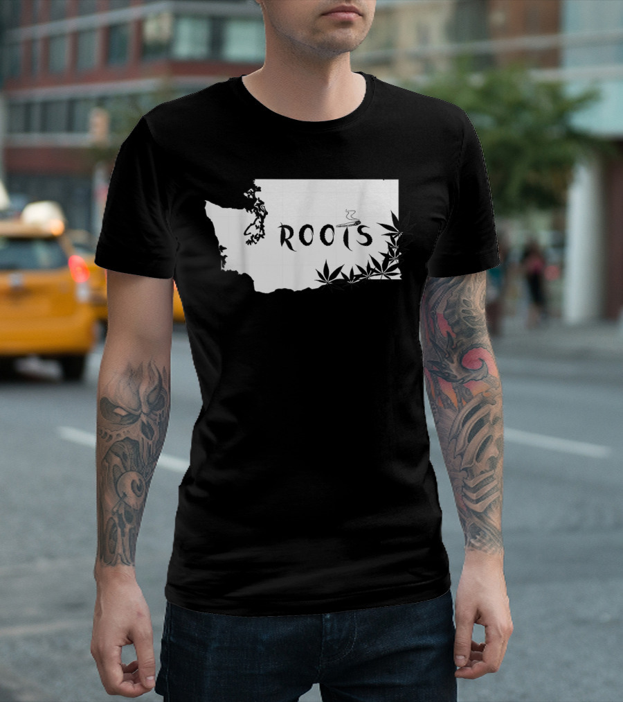 Washington State Cannabis Roots T-Shirt