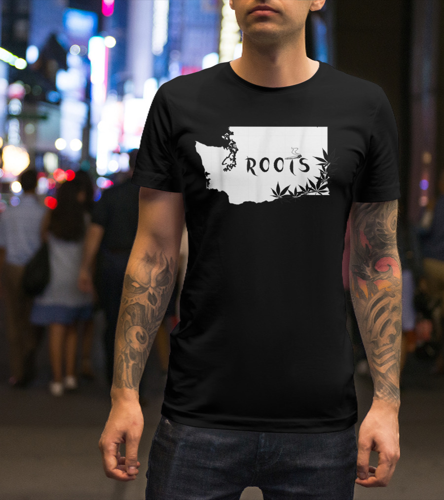 Washington State Cannabis Roots T-Shirt