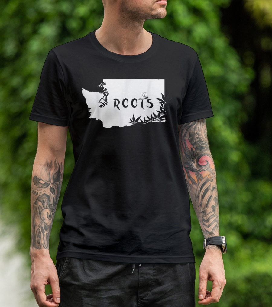 Washington State Cannabis Roots T-Shirt