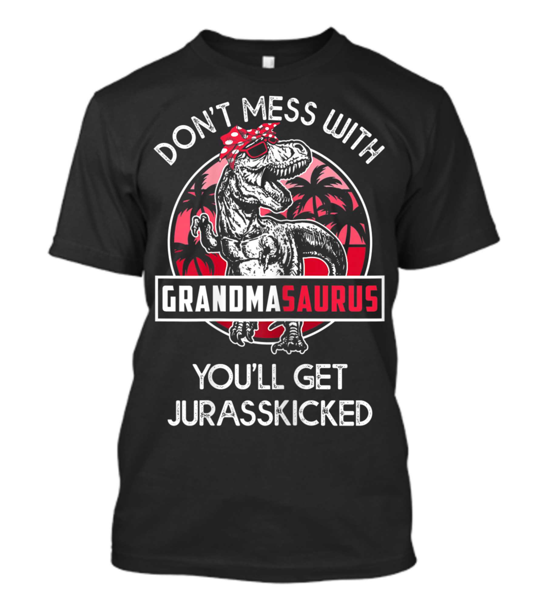 Don't Mess With Grandmasaurus You'll Get Jurasskicked T-Shirt