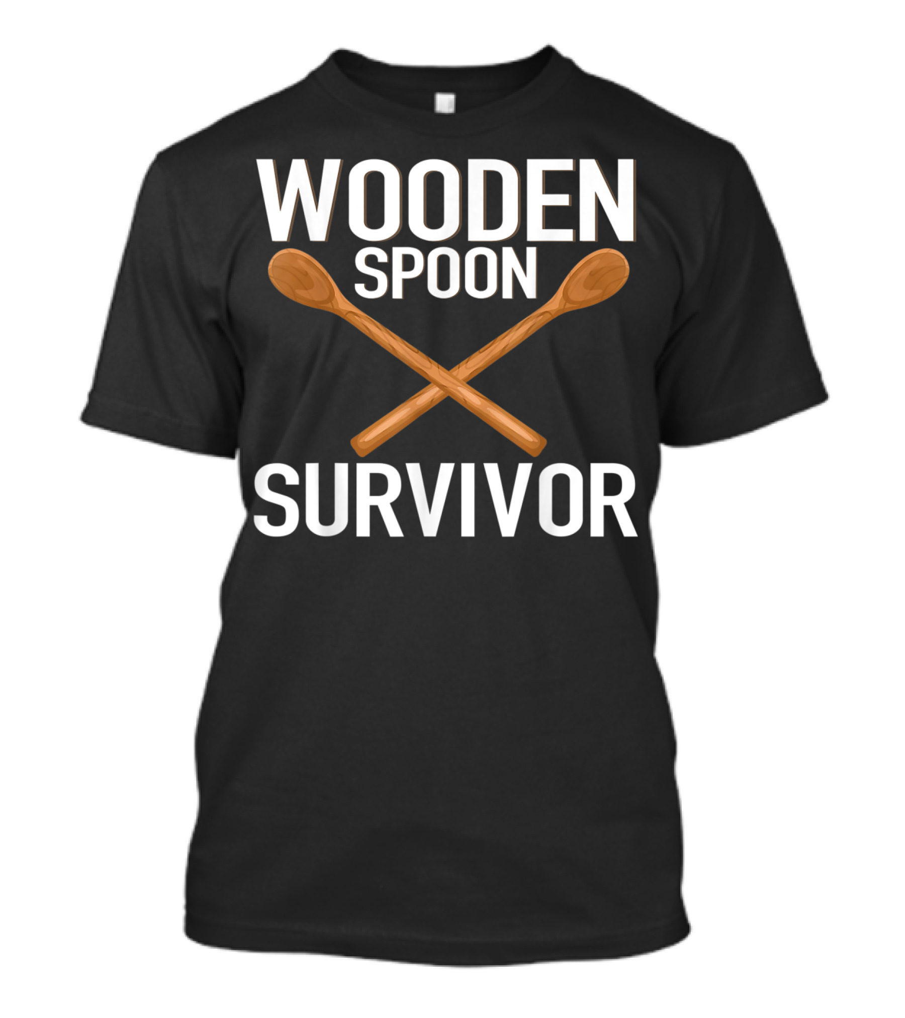 Wooden Spoon Survivor Crossed Wooden Spoons T-Shirt