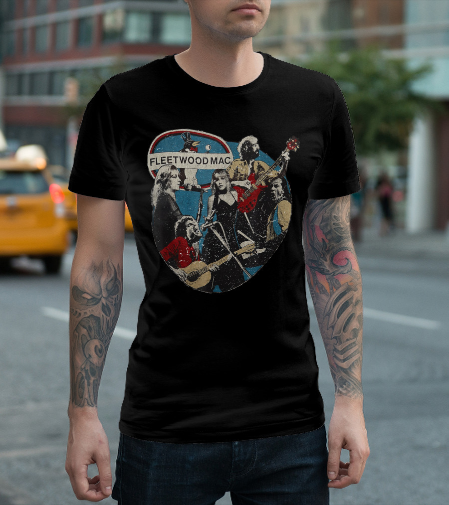 Fleetwood Mac Band Vintage Style Classic Rock Music T-Shirt