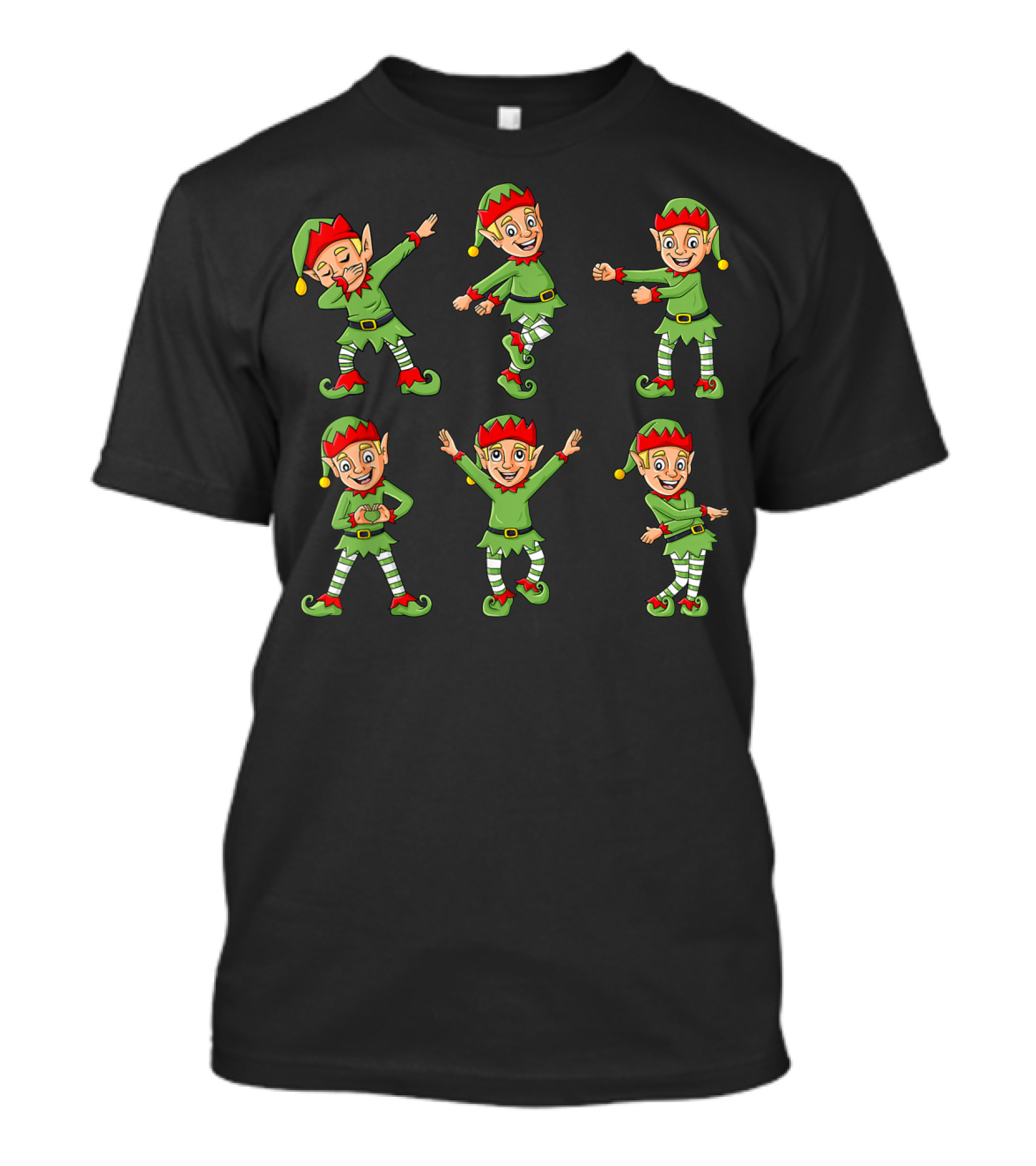 Dancing Elf Moves Dance Challenge Fun T-Shirt