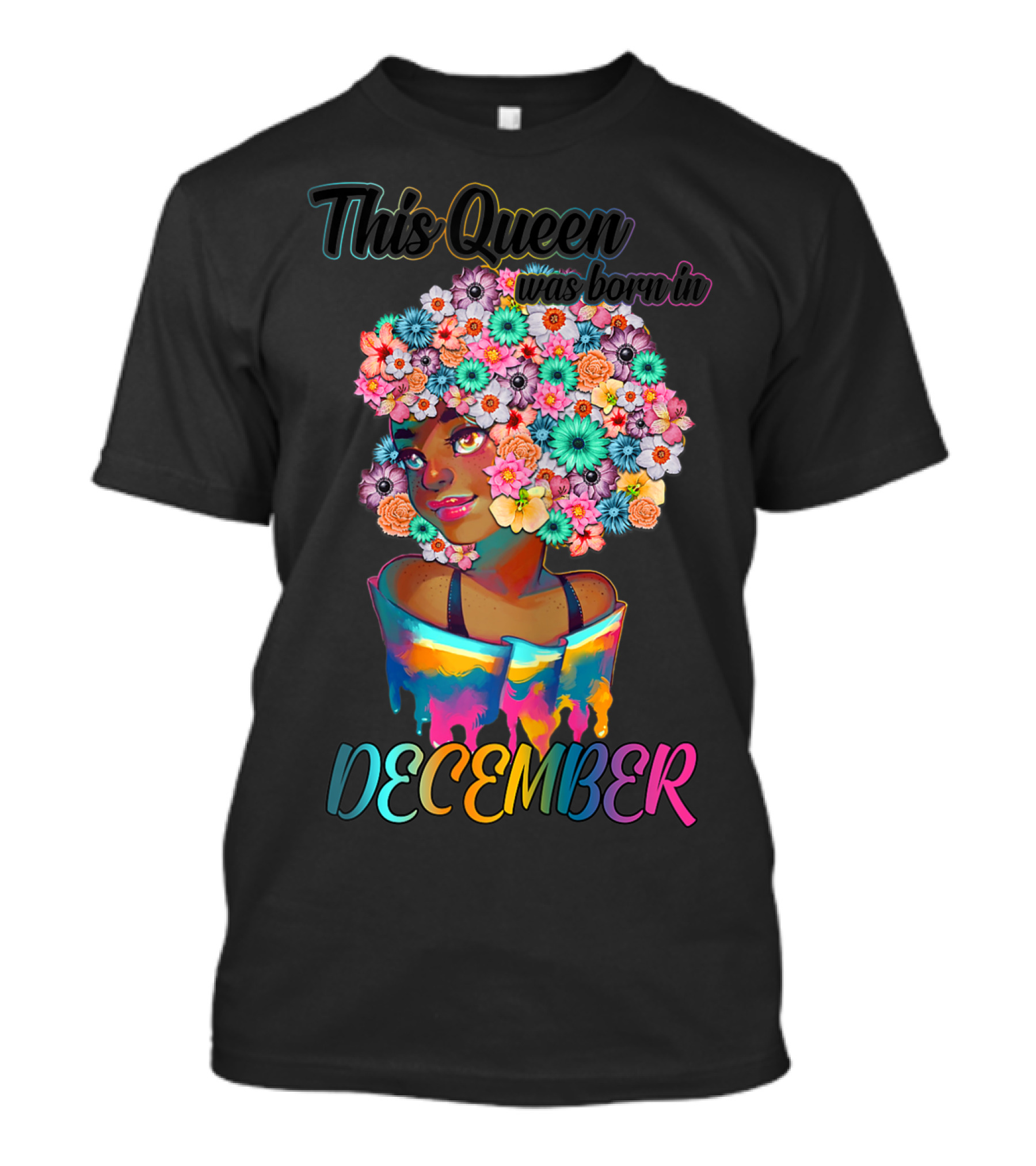 This Queen Was Born In December T-Shirt