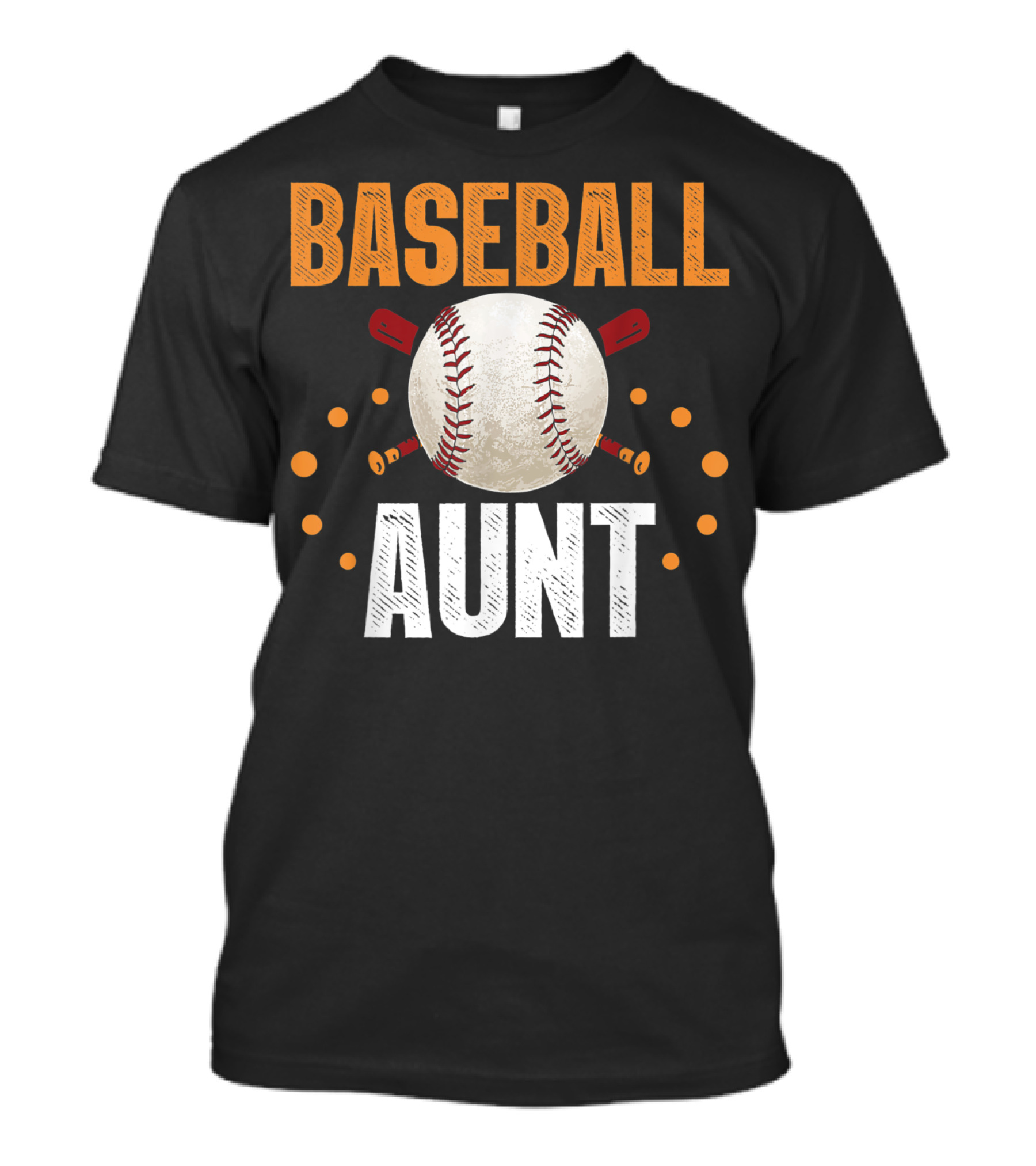 Baseball Aunt Family Matching Team Sports Baseball T-Shirt