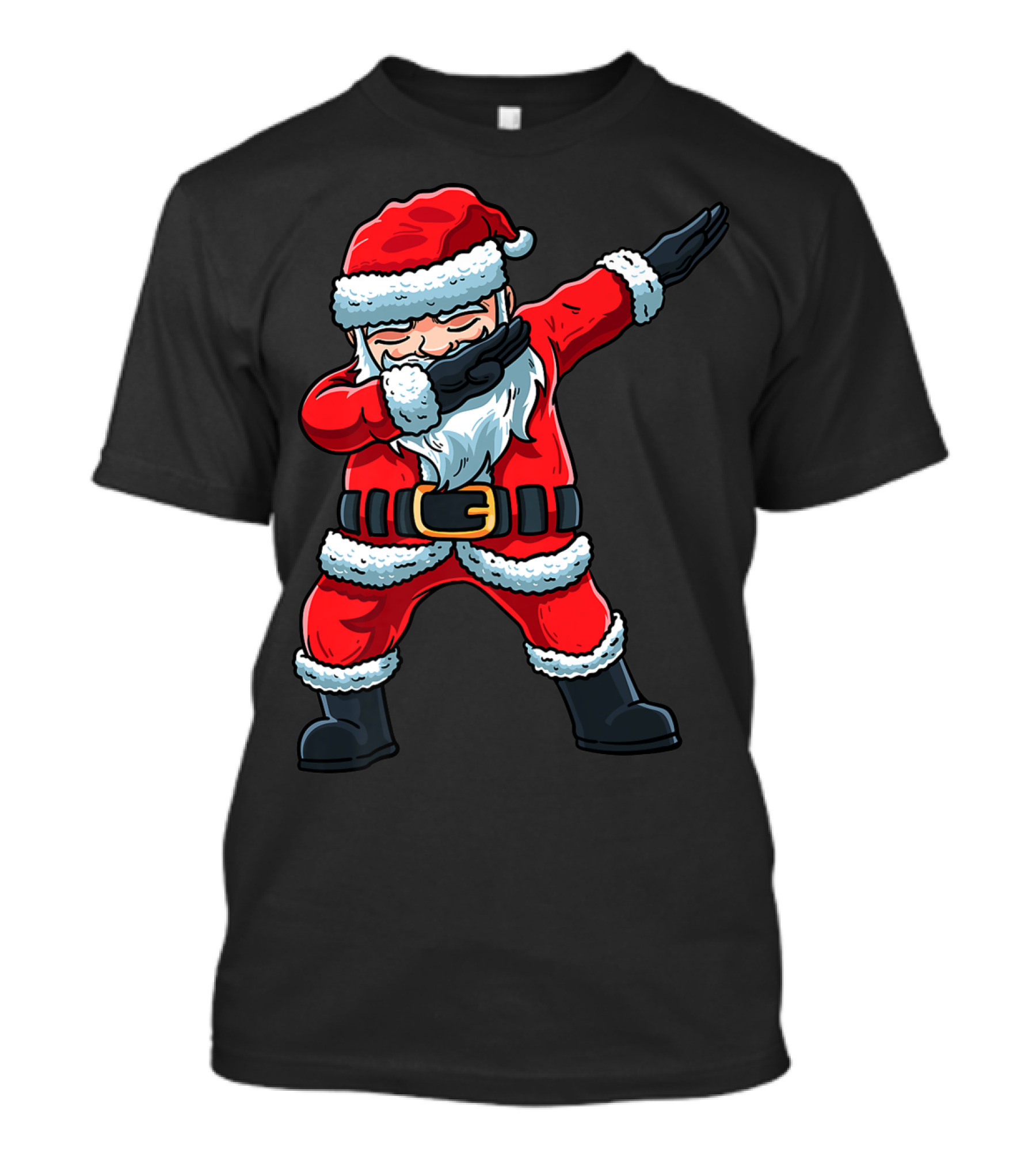 Funny Santa Claus Dab Dance Christmas Gesture T-Shirt