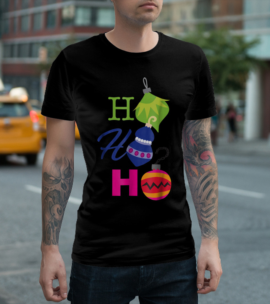 Disney Muppets Ho Ho Ho Christmas Ornaments Holiday Decor T-Shirt