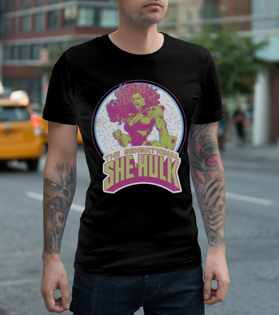 The Sensational She-Hulk Marvel Circle T-Shirt