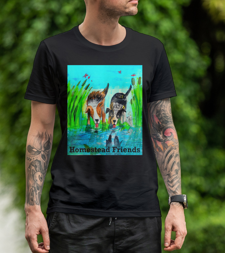Homestead Friends Adorable Animals On The Homestead T-Shirt