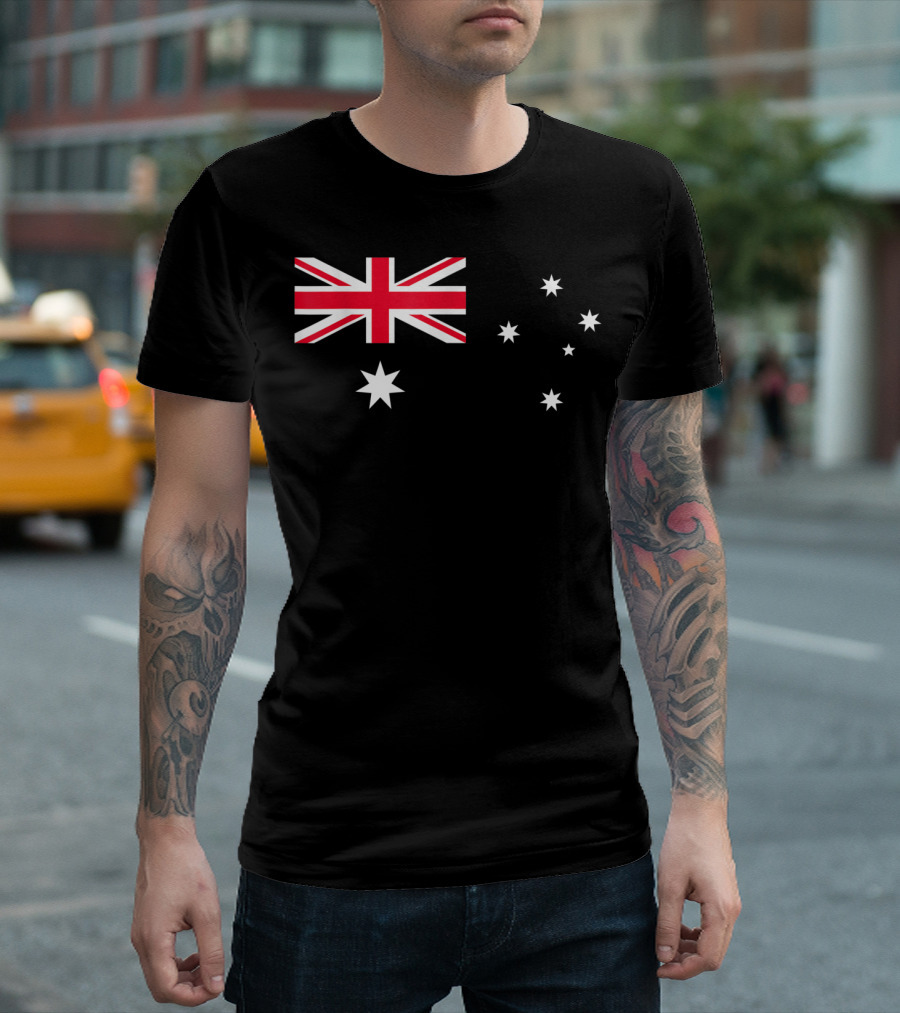 Australia Flag Aussie Flags for Australian Pride T-Shirt