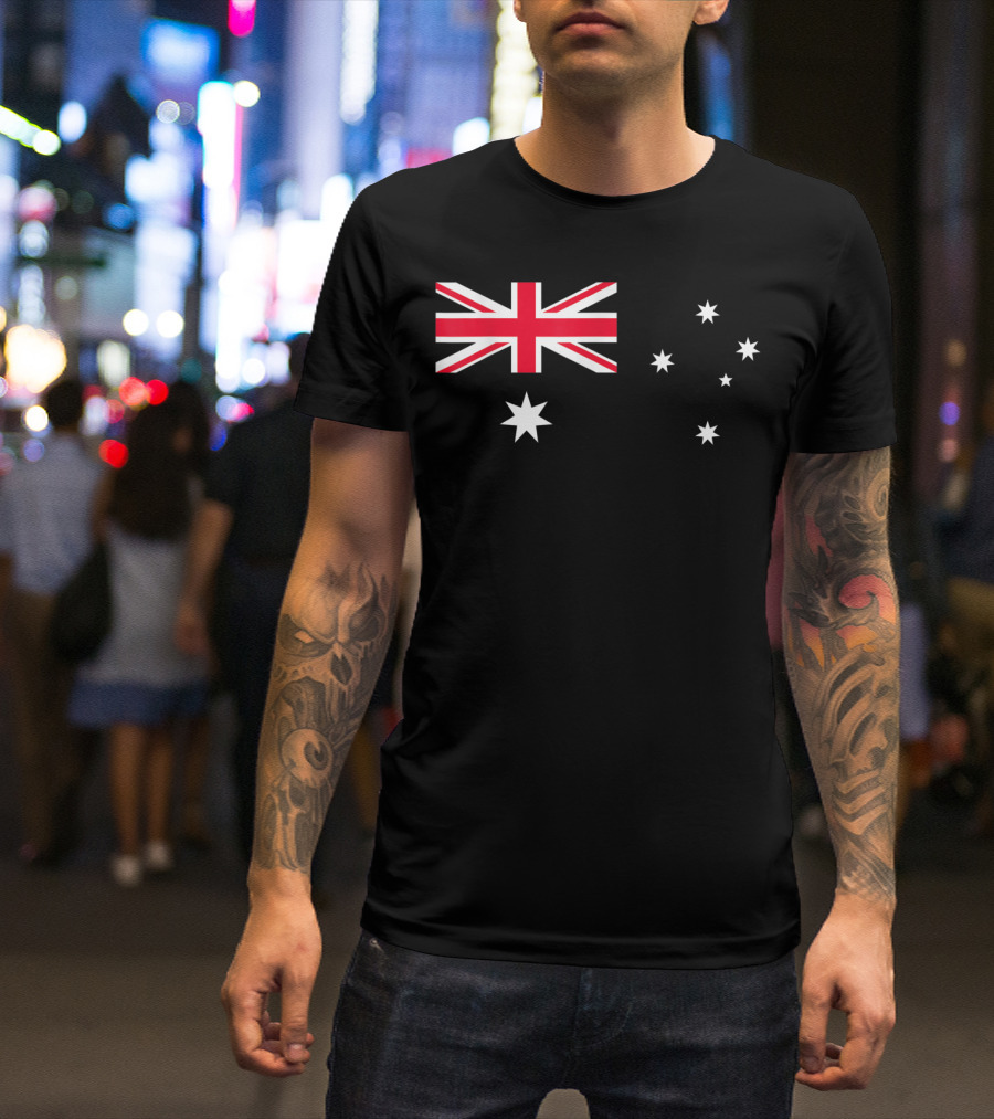 Australia Flag Aussie Flags For Australian Pride T-Shirt