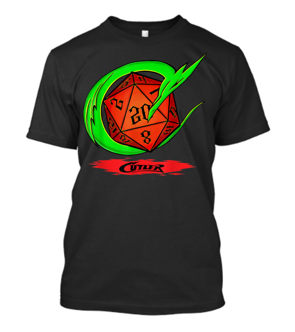 Cutler Dragon D20 Dice Pro Wrestler T-Shirt