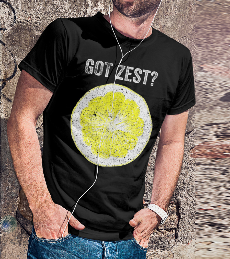 Got Zest? Chef Cook Food Festival Lemon Slice T-Shirt