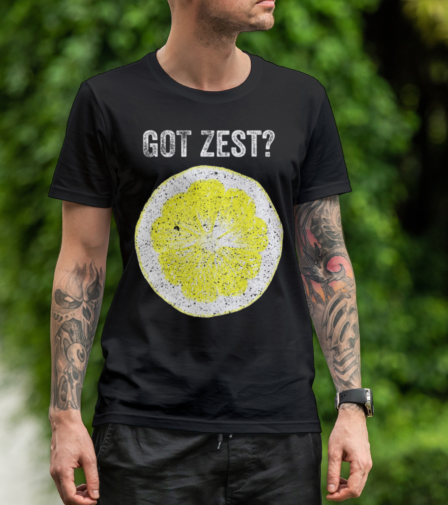 Got Zest? Chef Cook Food Festival Lemon Slice T-Shirt