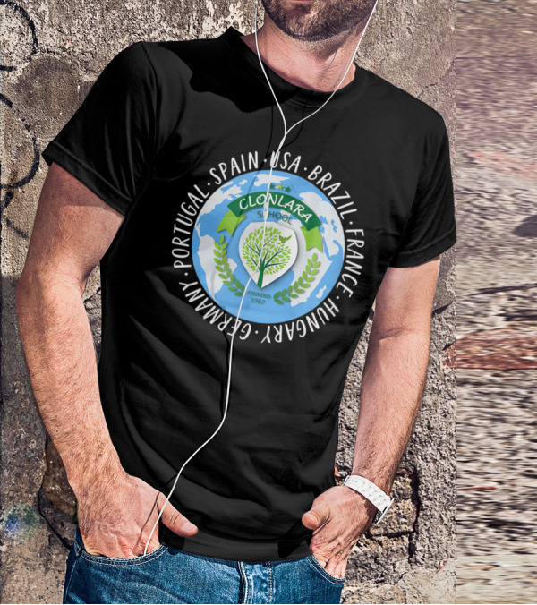 Clonlara School International Educator World Founded 1967 USA Brazil Spain France Germany Portugal Hungary T-Shirt