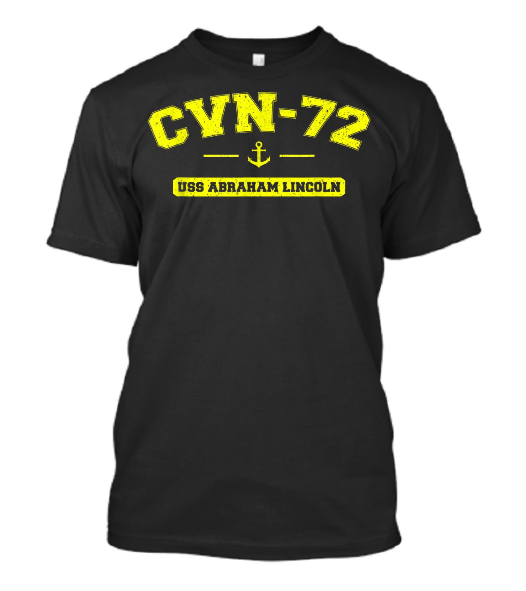 CVN-72 USS Abraham Lincoln Navy Ship Anchor T-Shirt