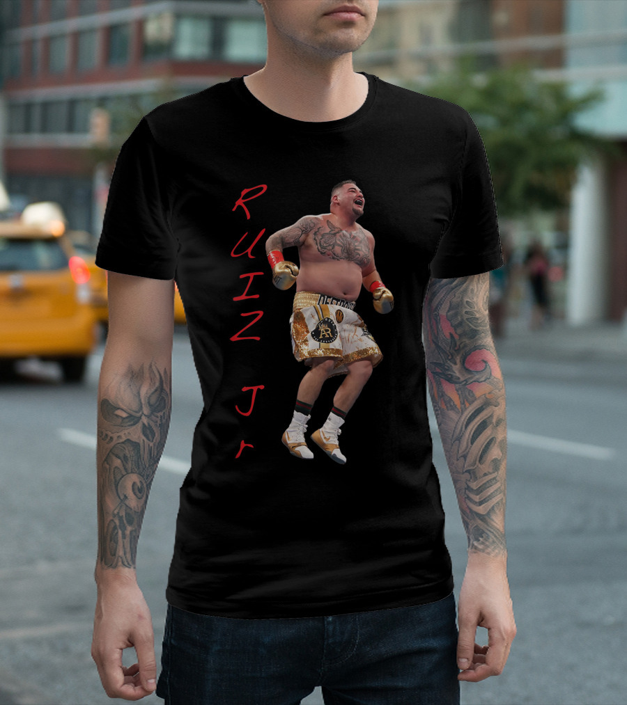 Extended Lunch Break Ruiz Jr Destroyer Boxing T-Shirt