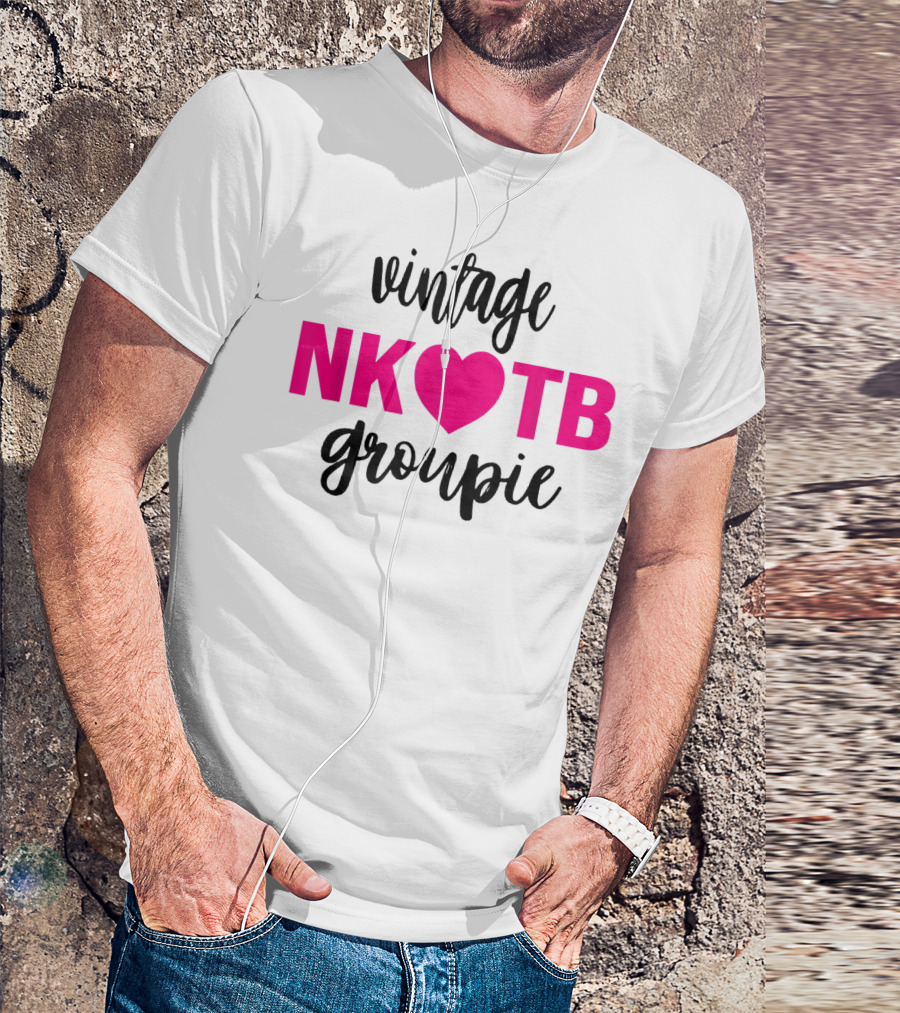 Vintage NKOTB Heart Groupie Kidsg T-Shirt
