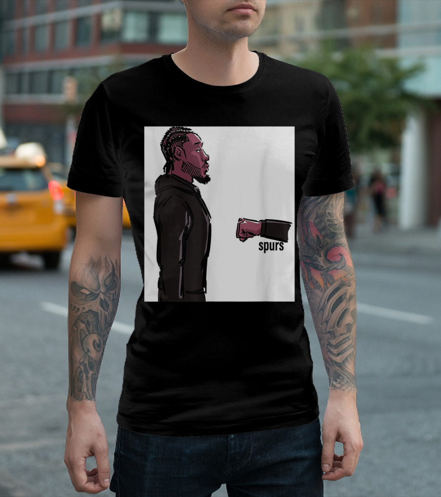 Funny Man Declines Dap Spurs T-Shirt