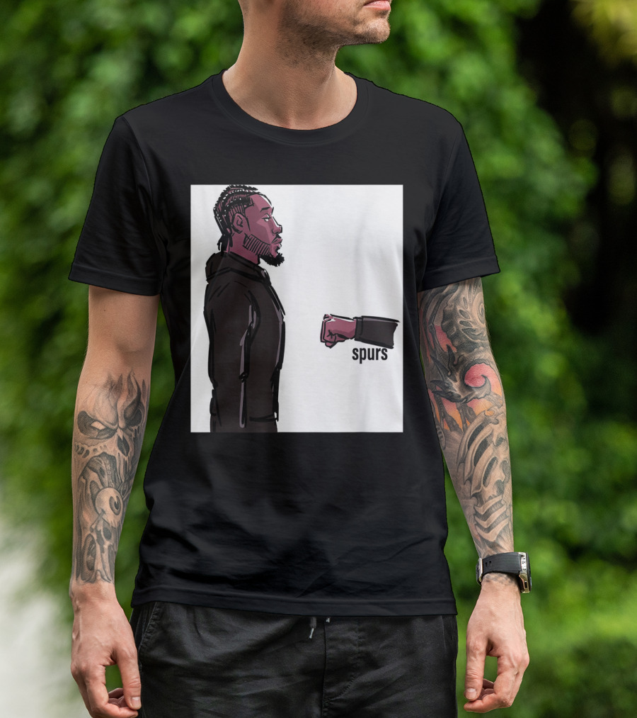 Funny Man Declines Dap Spurs T-Shirt