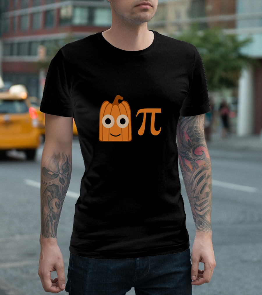 Cute Funny Pumpkin Pi Fall Halloween T-Shirt