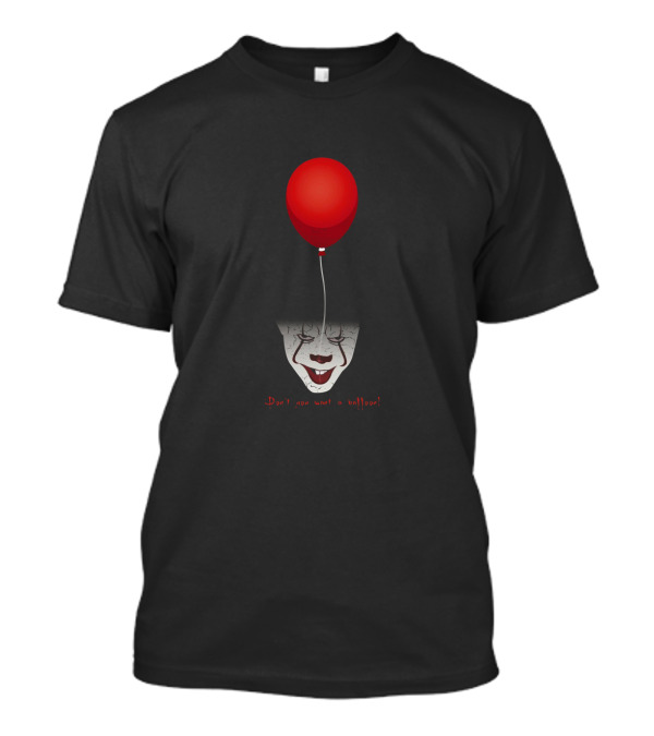 Pennywise Red Balloon Horror Don’t You Want A Balloon T-Shirt