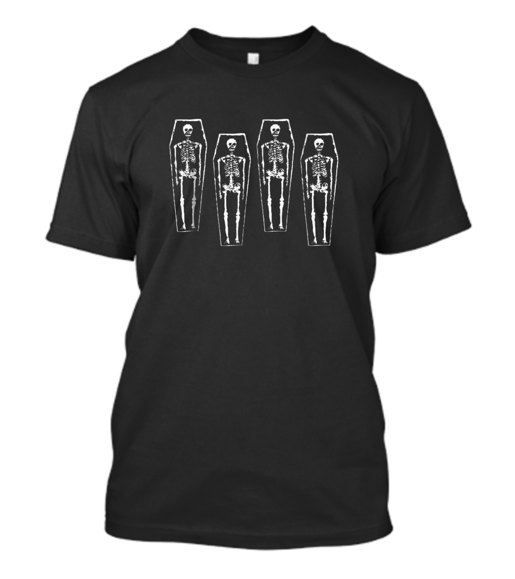 Skeleton Coffin Goth Punk Halloween FKH Graphic Tee Essentials T-Shirt